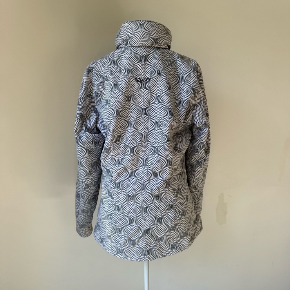 Spyder Patterned Ski Jacket Softshell Fleece Line… - image 7